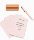 Grace & Light – Quiet Moments Card Set | 🌸 Blush Rose