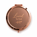 Loved by God Compact Mirror | Rose Gold