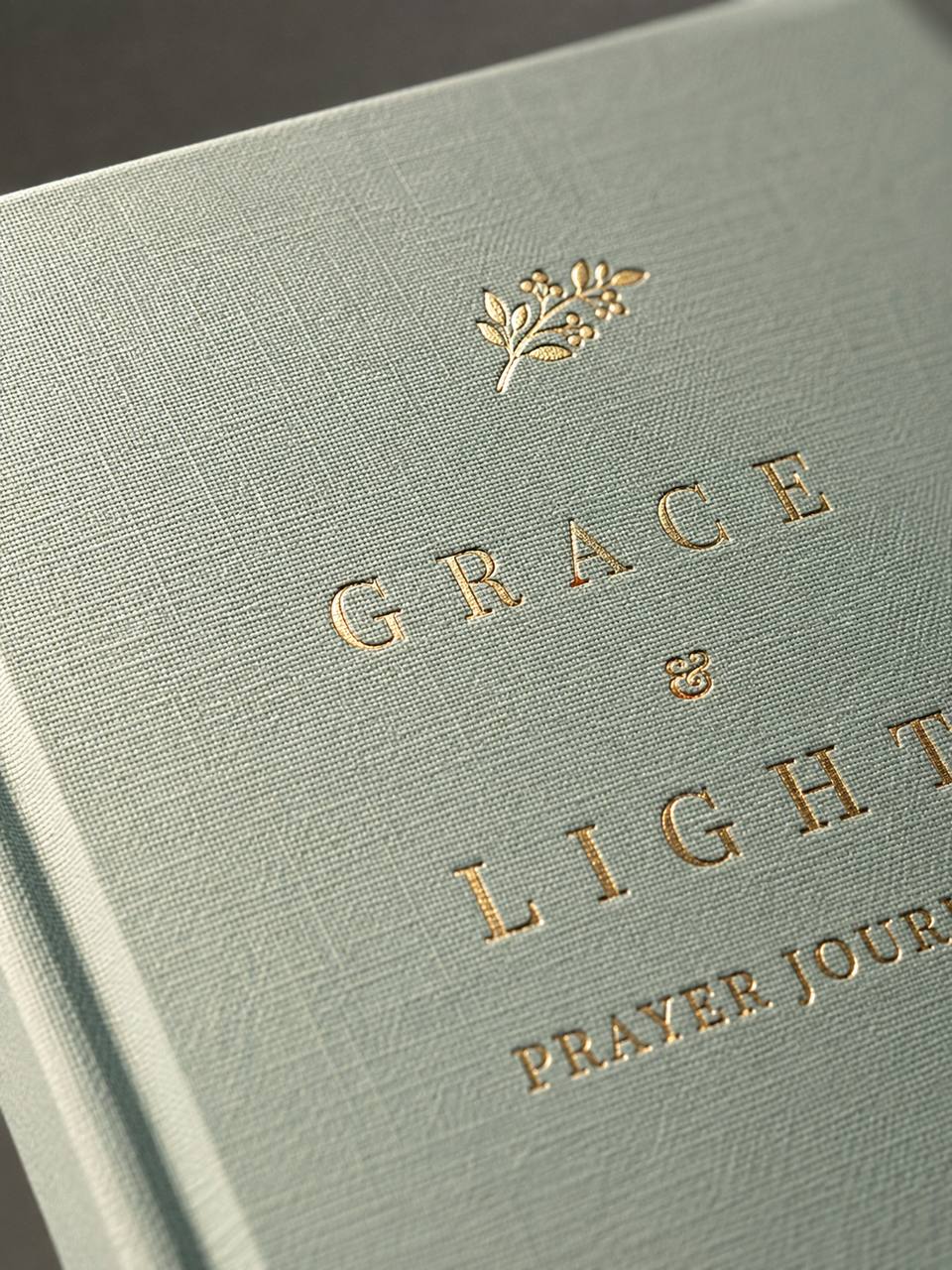Grace & Light Prayer Journal + Pen — 🌿Soft Sage