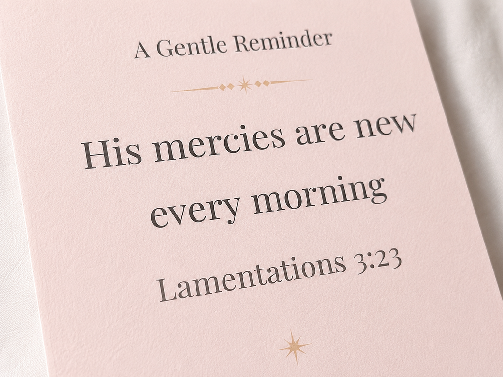 Grace & Light – Quiet Moments Card Set | 🌸 Blush Rose