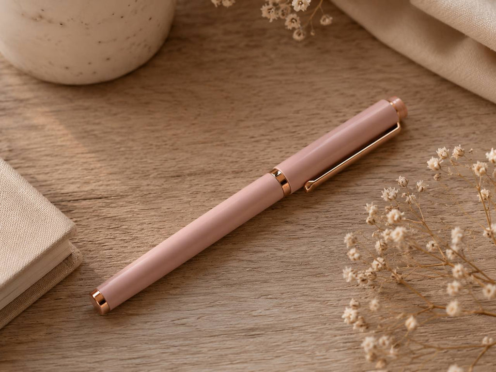 Grace & Light Prayer Journal + Pen — 🌸 Blush Rose