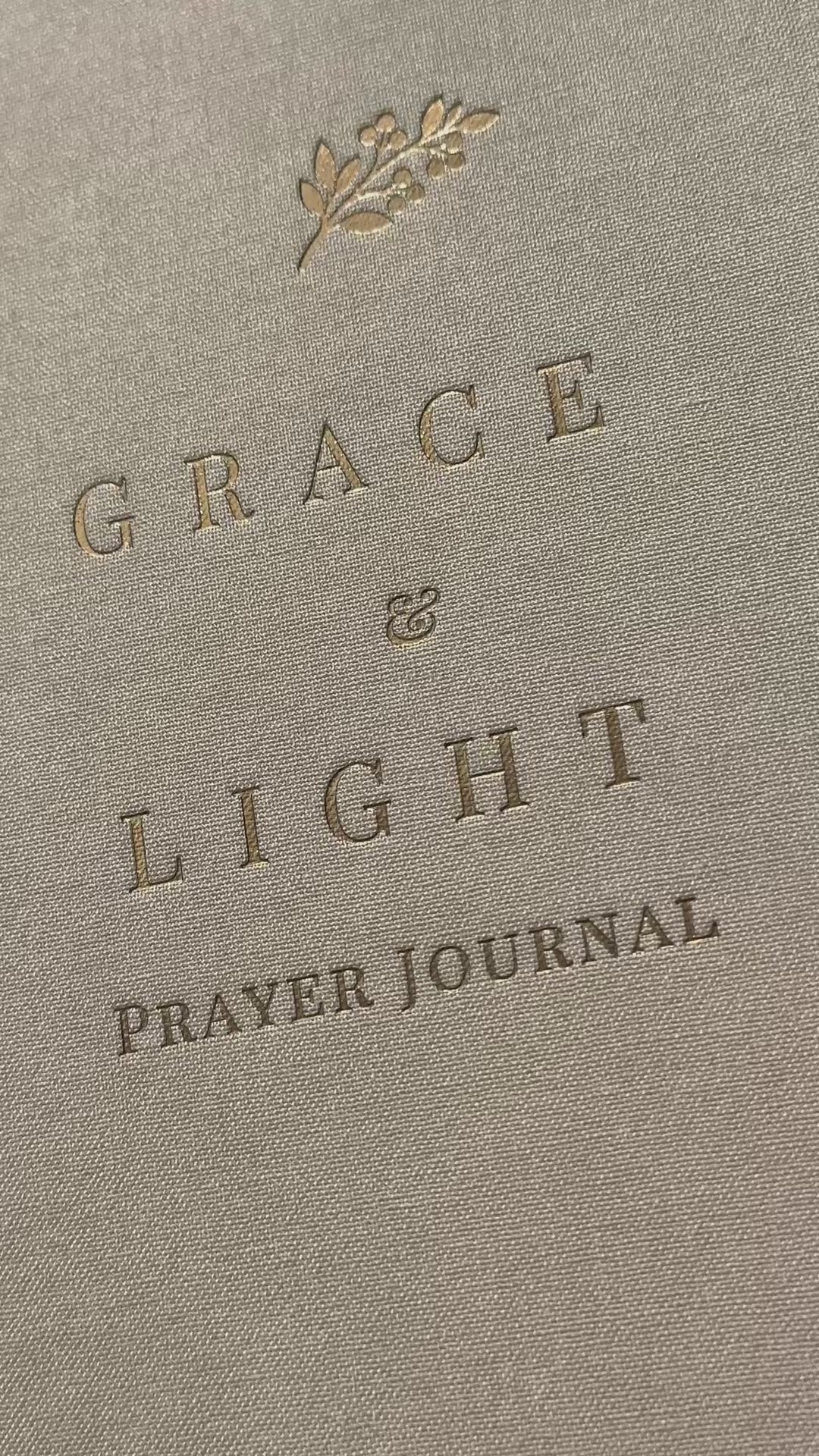 Grace & Light Prayer Journal + Pen — 🕊️ Warm Sand