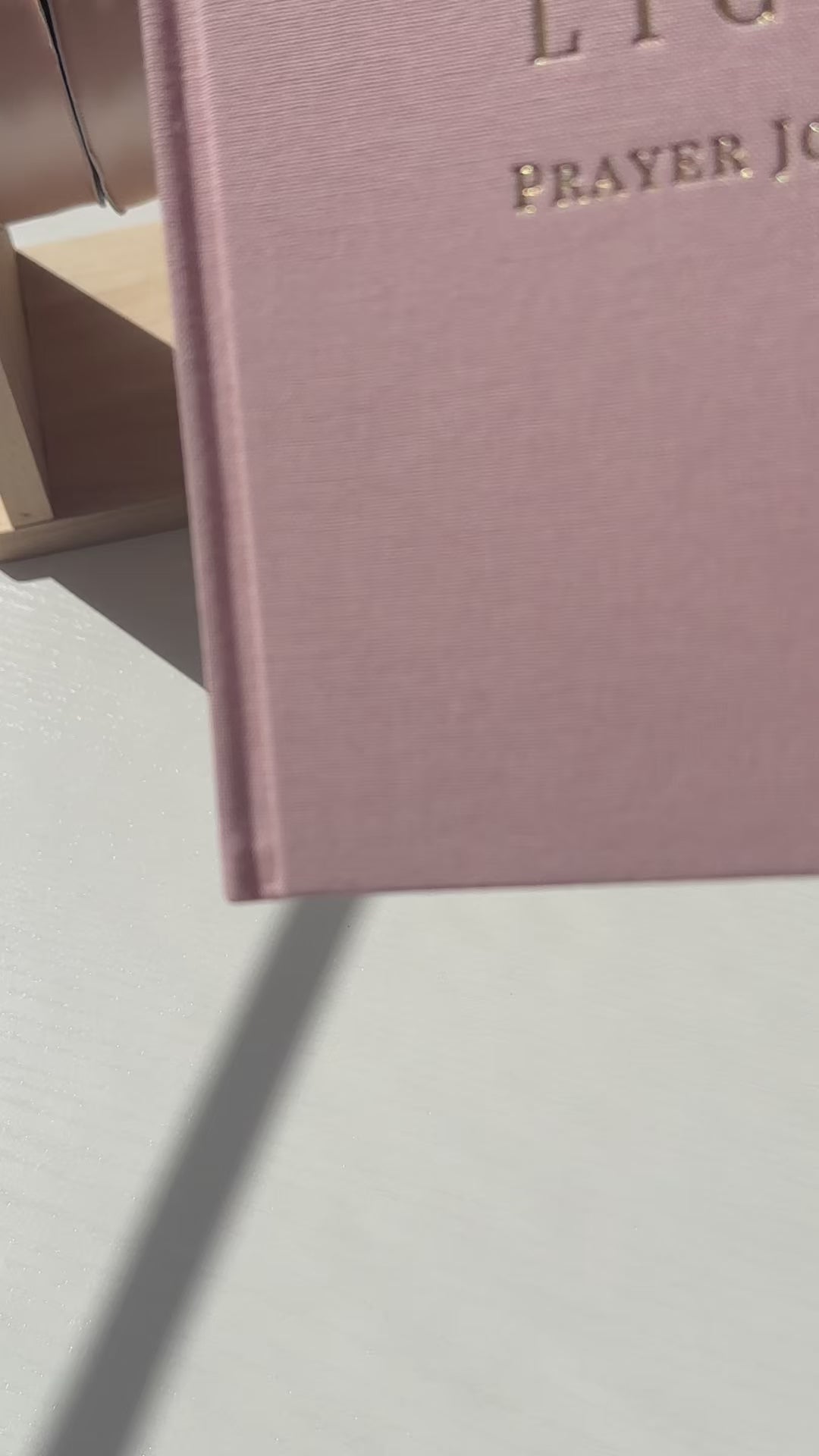 Grace & Light Prayer Journal + Pen — 🌸 Blush Rose